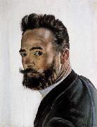 Ferdinand Hodler Self-Portrait oil on canvas
